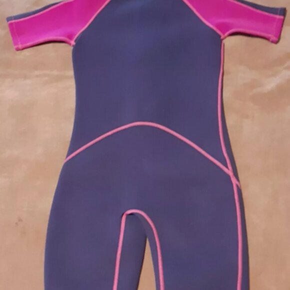 Kids Sea Skin Wetsuit Size 12. 2mm Front Zipper Neoprene Shorty - Picture 2 of 4
